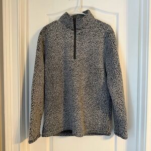 Weatherproof Vintage Men's Sherpa Quarter Zip Long Sleeve Sweater Size Medium